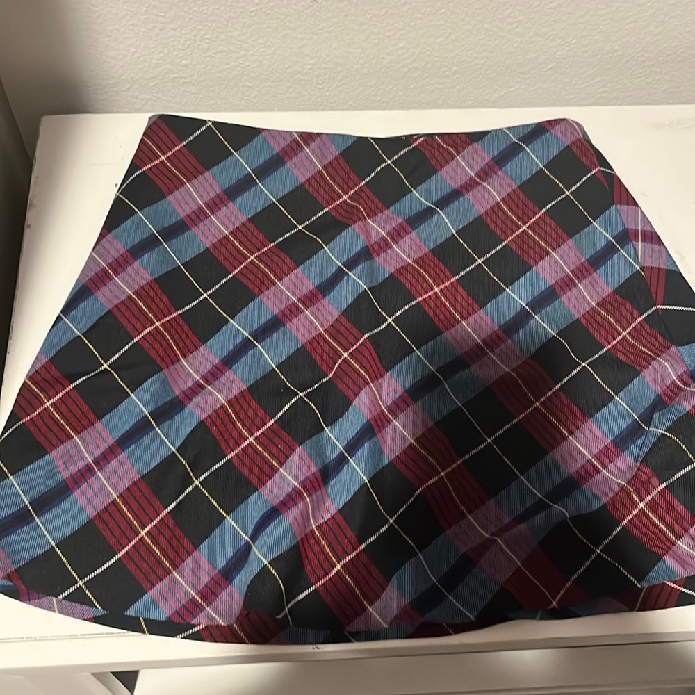 Plaid Zara mini skirt